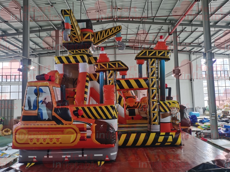 Inflatable Engineering Vehicle Jumper Slide Combo1 Inflatable Engineering Vehicle Jumper Slide Combo