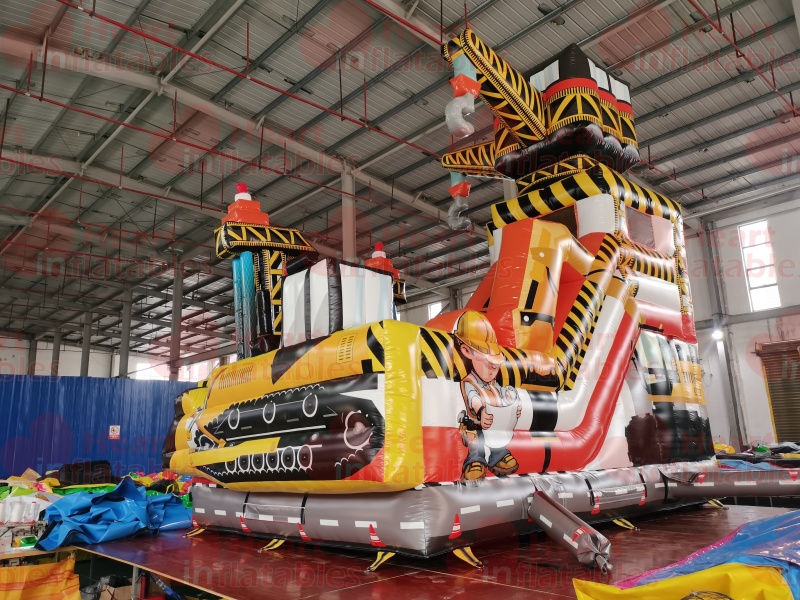 Inflatable Engineering Vehicle Jumper Slide Combo3 Inflatable Engineering Vehicle Jumper Slide Combo