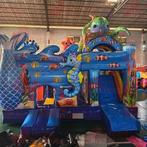 Inflatable Sea Animals Jumper Slide Combo