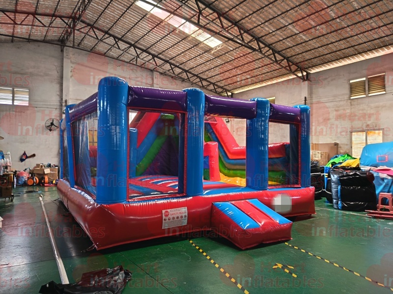 Inflatable Colorful Jumper Slide Combo1 Inflatable Colorful Jumper Slide Combo