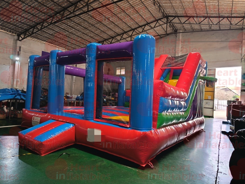 Inflatable Colorful Jumper Slide Combo2 Inflatable Colorful Jumper Slide Combo