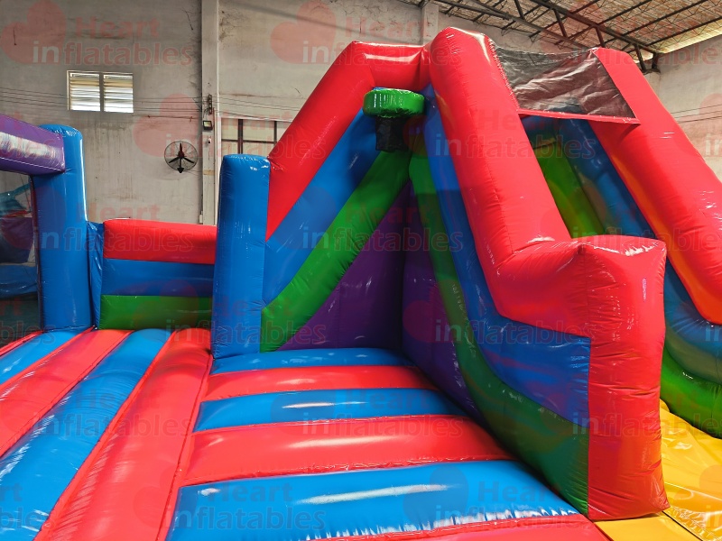 Inflatable Colorful Jumper Slide Combo5 Inflatable Colorful Jumper Slide Combo