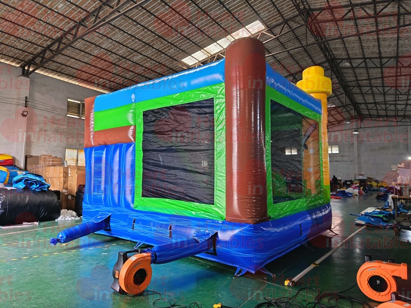 Inflatable Minecraft Jumper Slide Combo3 Inflatable Minecraft Jumper Slide Combo